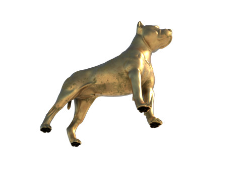 Dog statue statue 3D 模型