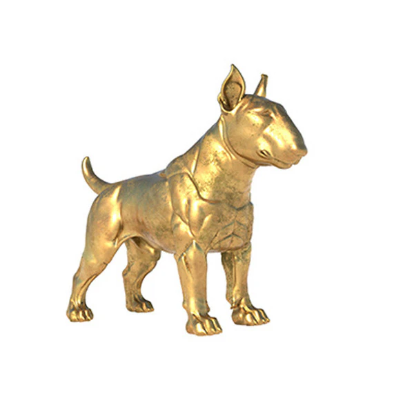 Dog tarrier statue 3D Model .c4d .max .obj .3ds .fbx .stl .blend 