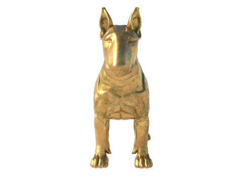 Dog tarrier statue 3D Model