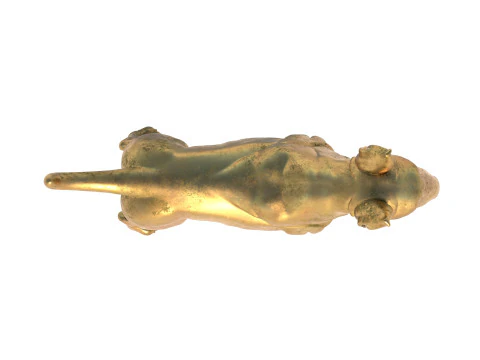 Dog tarrier statue 3D Model