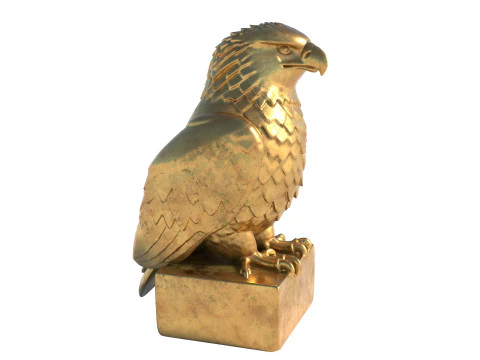 독수리 동상 3D 모델
