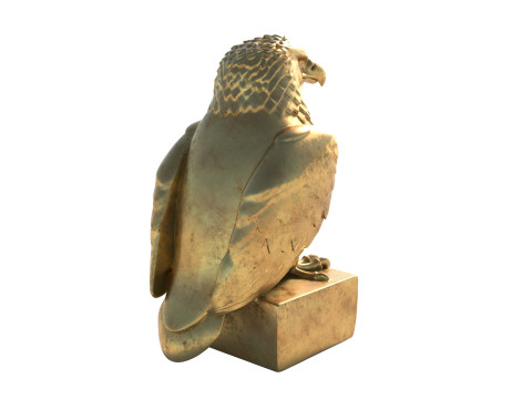 Eagle statue 3D Model
