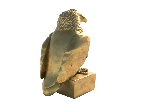 독수리 동상 3D 모델