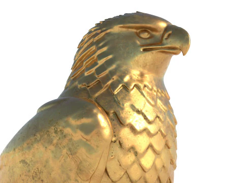 독수리 동상 3D 모델