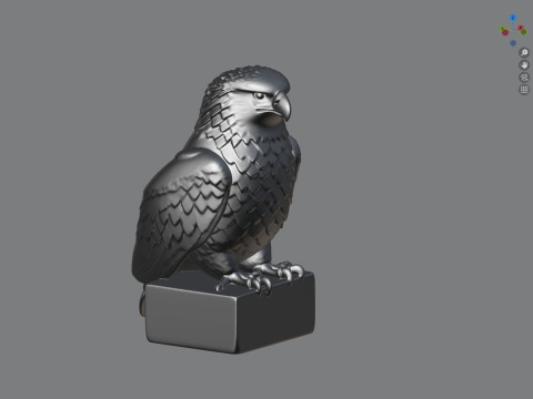 Eagle statue 3D Model