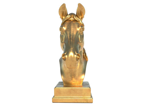 Horse head bust statue Modèle 3D