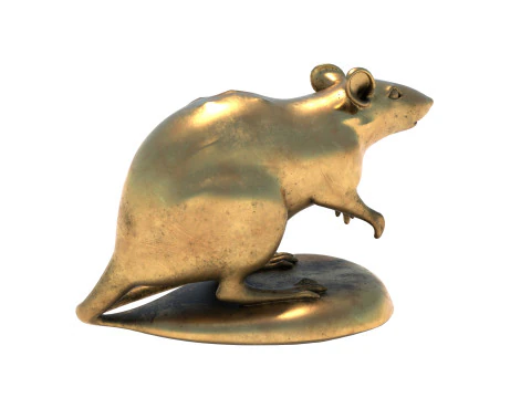 चूहे की मूर्ति 3D मॉडल