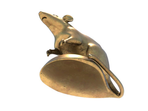 चूहे की मूर्ति 3D मॉडल