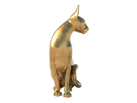 Sphynx cat statue statue 3D Model