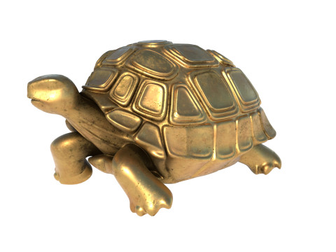 Tortoise statue statue Model 3D