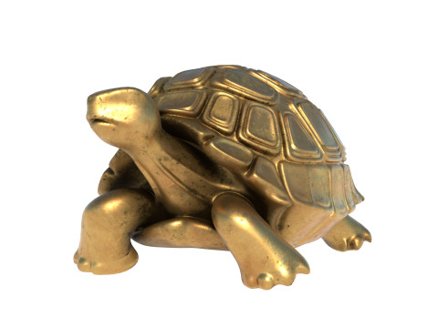 Tortoise statue statue Model 3D