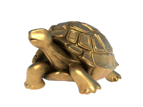Tortoise statue statue 3D Model