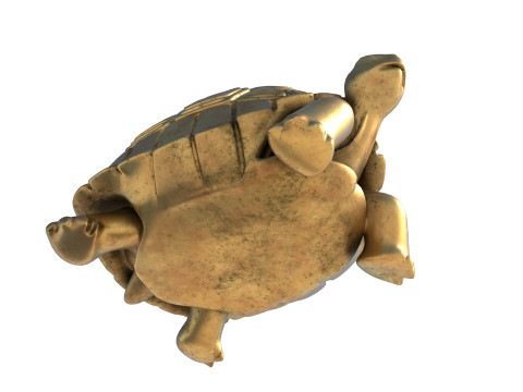 Tortoise statue statue Model 3D