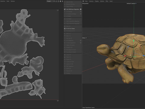 Tortoise statue statue Model 3D