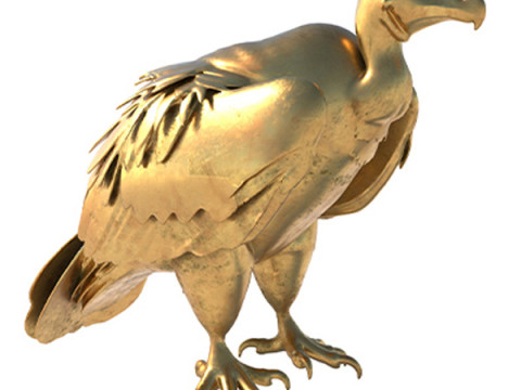 Vulture statue Model 3D