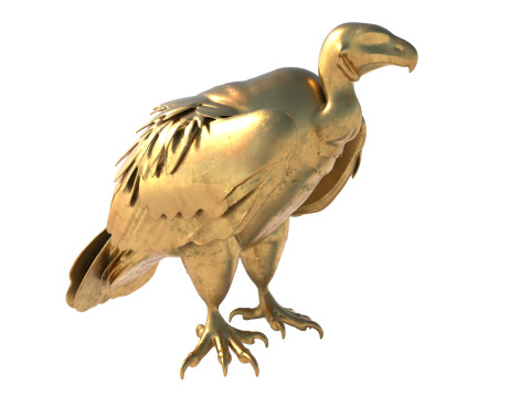 Vulture statue 3D Модель