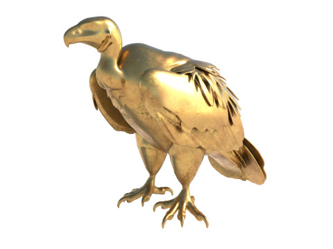 Vulture statue 3D Модель
