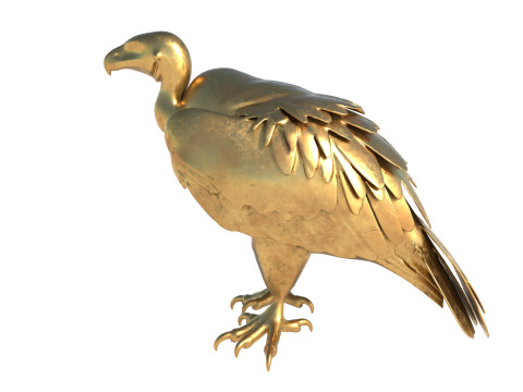 Vulture statue 3D Модель