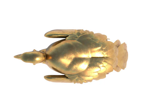 Vulture statue 3D Model
