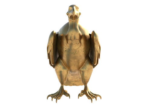 Vulture statue 3D Модель