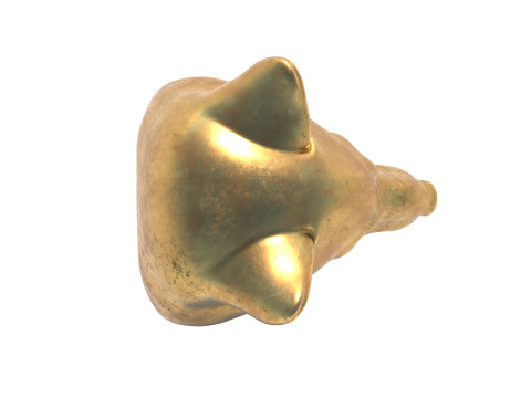 Wolf head bust statue 3D Model