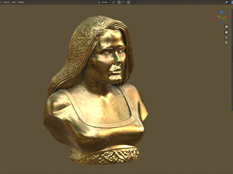 Adele statue 3D 模型