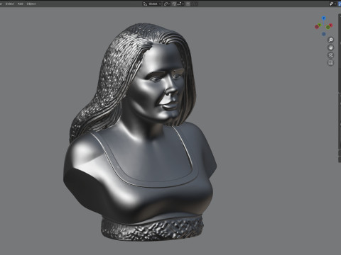 Adele statue 3D 模型