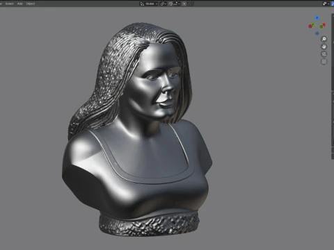 Adele statue 3D Model