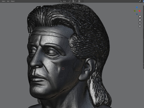 Al Pacino statue 3Dモデル