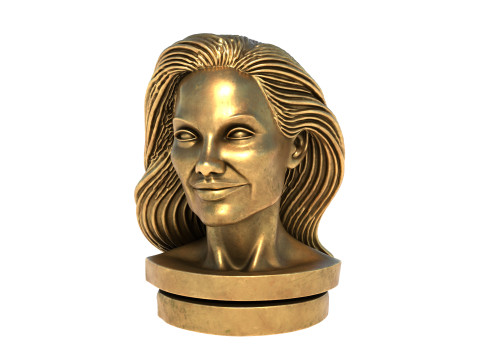 Angelina statue Model 3D