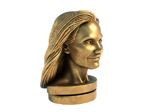 Angelina statue Model 3D