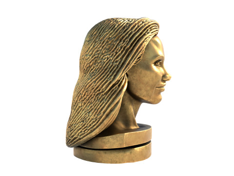 Angelina statue Model 3D