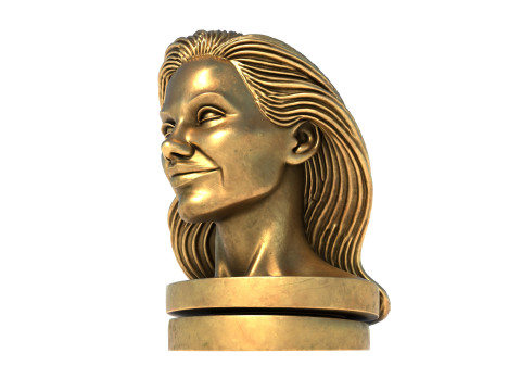 Angelina statue Model 3D