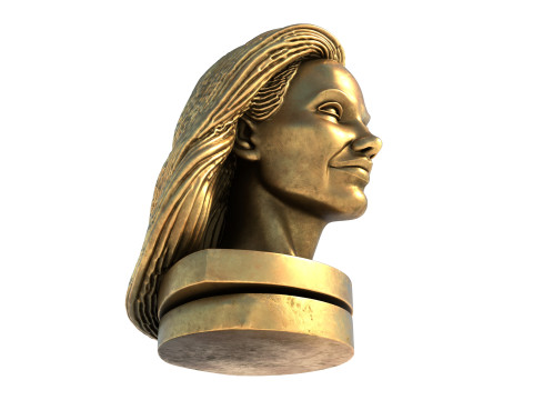 Angelina statue Model 3D