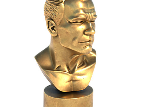 Arnold statue 3D Model