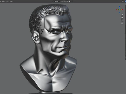 Statua di Arnoldo Modello 3D