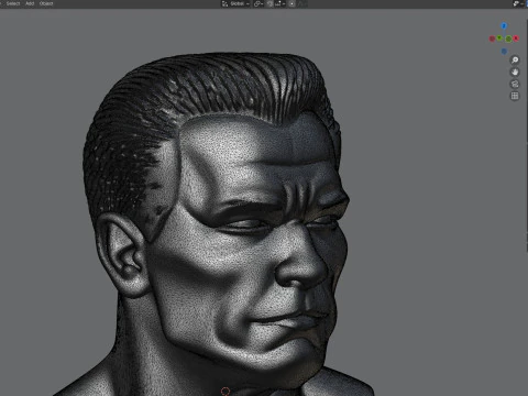 Statua di Arnoldo Modello 3D