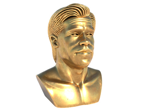 Brad pitt statue 3D 模型