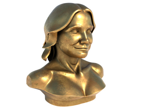 Cameron statue 3D Model