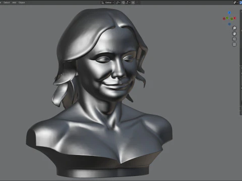 Statua di Cameron Modello 3D