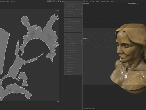 Cameron statue 3D Model