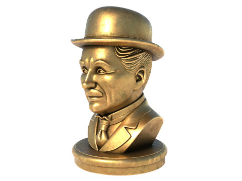 Charlie statue 3D Model