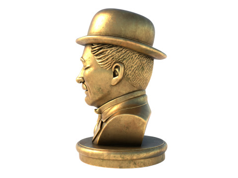 Charlie statue 3D Model