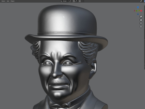Charlie statue 3D Model