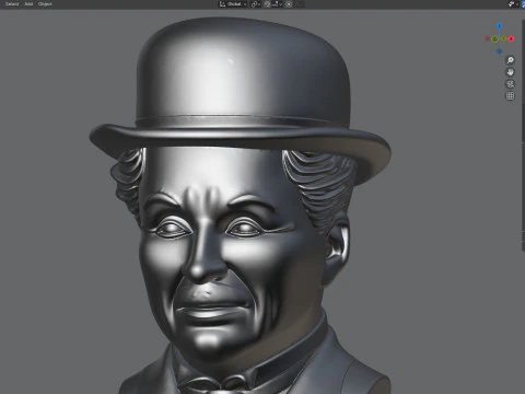 Charlie statue 3D Model