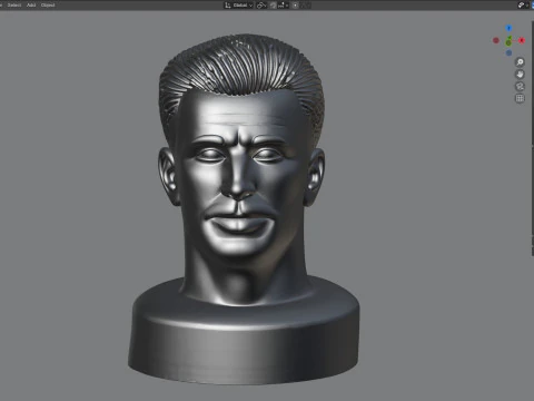 Est&aacute;tua de Chris Modelo 3D