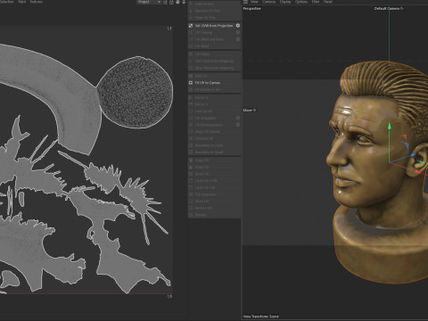 Chris statue 3D Model