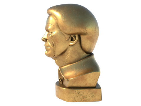 Clint statue Model 3D