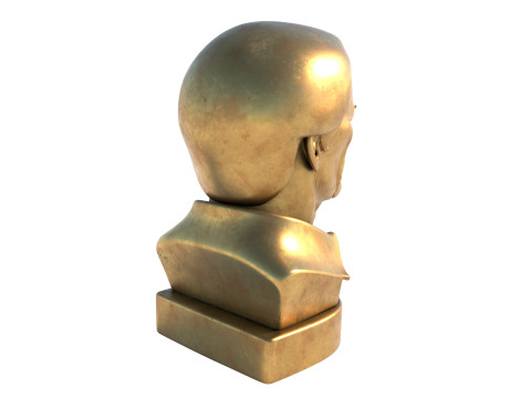 Clint statue Model 3D