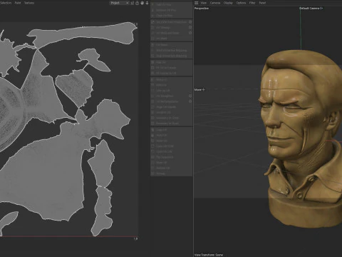Statua di Clint Modello 3D